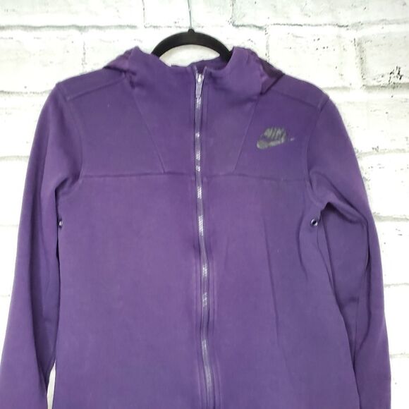 Nike purple full zip up hooded jacket - Picture 1 of 6